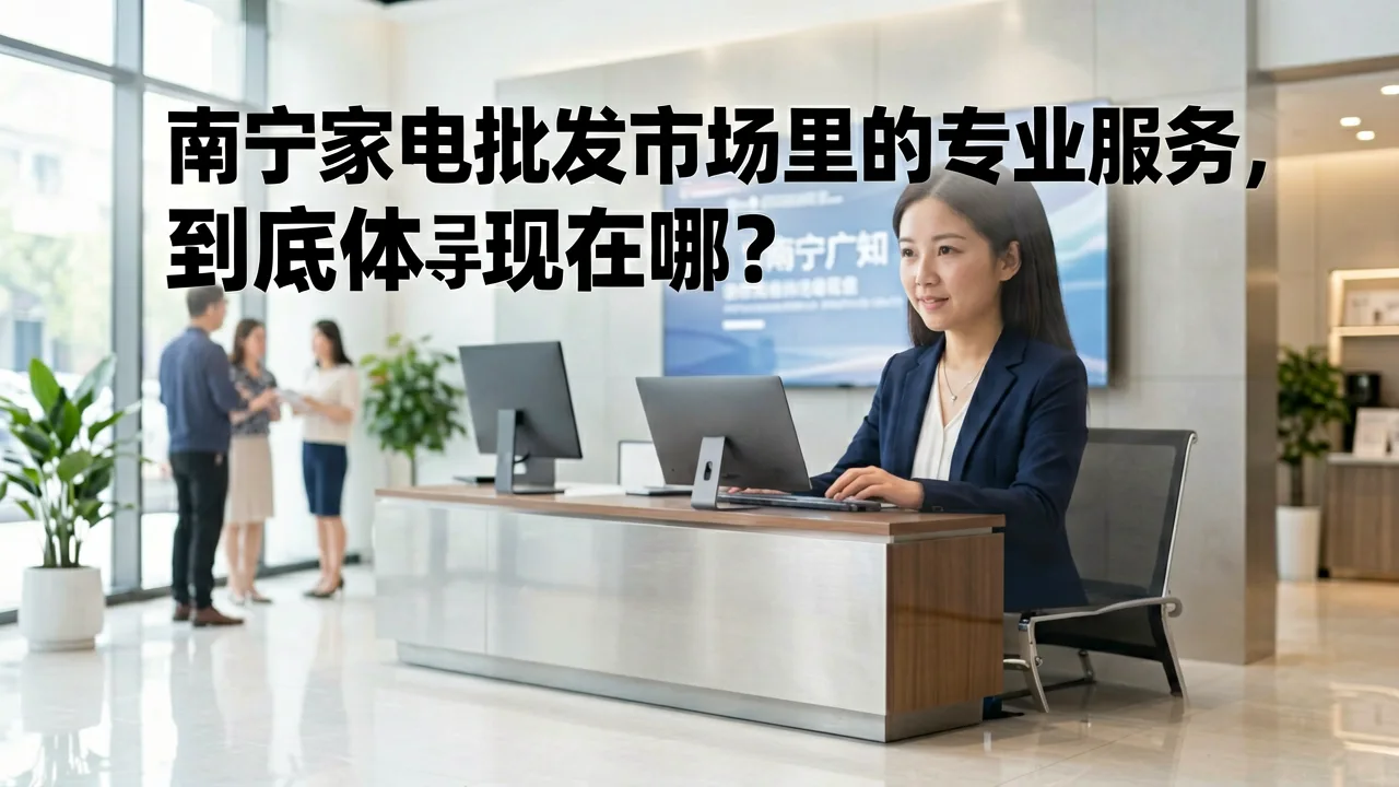 南宁家电批发市场里的专业服务，到底体现在哪？
