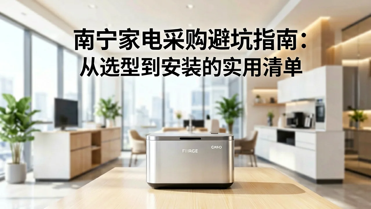 南宁家电采购避坑指南:从选型到安装的实用清单